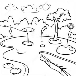 Page A Colorier De Mini Golf 57804-48042