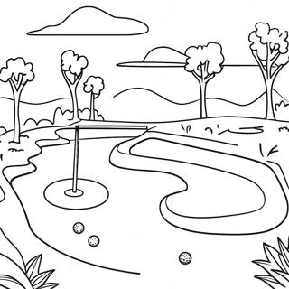 Page A Colorier De Mini Golf 57804-48044