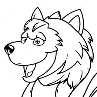 Loup Sonic Pages À Colorier