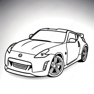 Nissan 370z Pages À Colorier