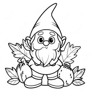 Page A Colorier De Gnome Dautomne 5784-4618