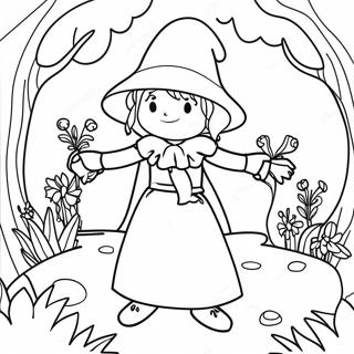 Strega Nona Dans Le Jardin Magique A Colorier 57874-48114