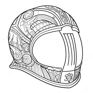 Casque Du Salut A Colorier 57884-48107