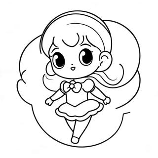 Chibi Sailor Mercury En Action A Colorier 57915-48141