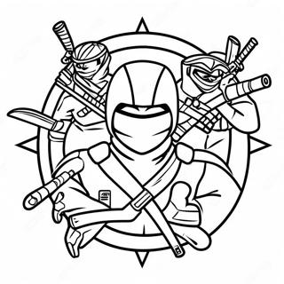 Page A Colorier Du Logo Spy Ninjas 5794-4628