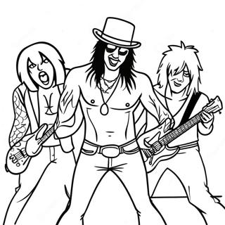 Motley Crue Pages À Colorier