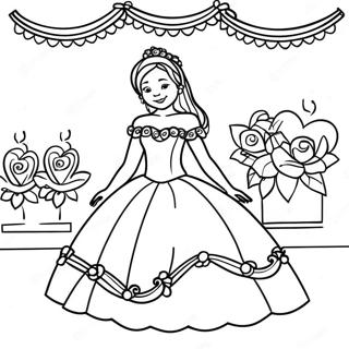 Page A Colorier De Celebration De Quinceanera 58034-48231