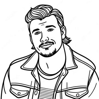 Page A Colorier De Morgan Wallen 5804-4635