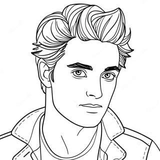 Edward Cullen Pages À Colorier