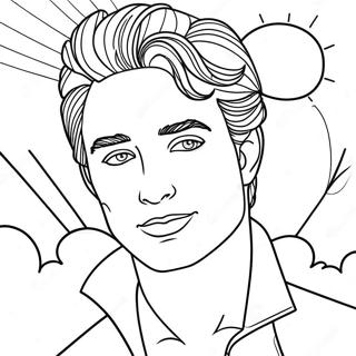 Page A Colorier Dedward Cullen Scintillant Au Soleil 58055-48258