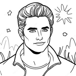 Page A Colorier Dedward Cullen Scintillant Au Soleil 58055-48260