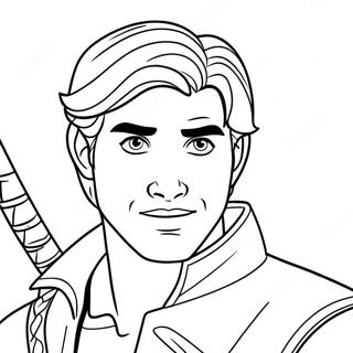 Flynn Rider Pages À Colorier