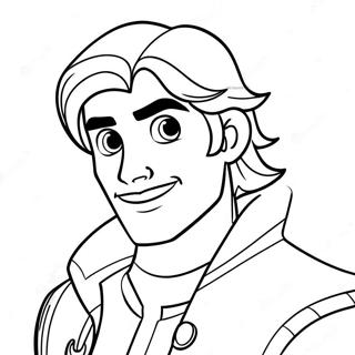 Page A Colorier Flynn Rider Aventurier 58095-48285