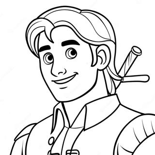 Page A Colorier Flynn Rider Aventurier 58095-48287