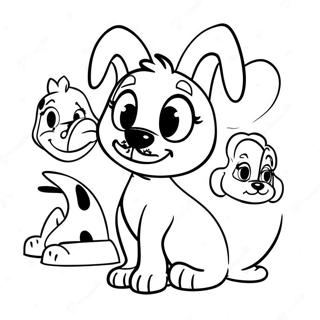 Page A Colorier Chiens Disney Joueurs 58115-48299