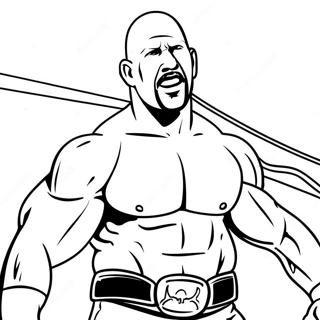 Page A Colorier Stone Cold Steve Austin En Action 58135-48309