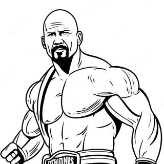 Page A Colorier Stone Cold Steve Austin En Action 58135-48310