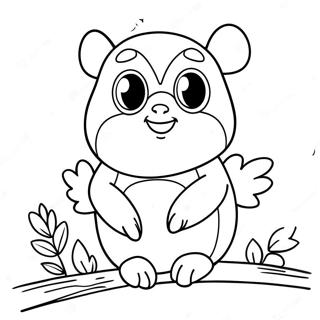 Page A Colorier Hibou Winnie Lourson 58144-48318