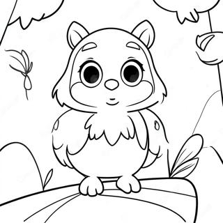 Page A Colorier Hibou Winnie Lourson 58144-48319