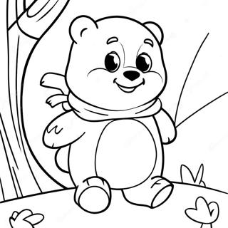 Page A Colorier Hibou Winnie Lourson 58144-48320