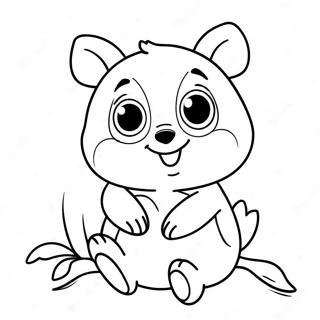 Page A Colorier Hibou Mignon Winnie Lourson 58145-48327