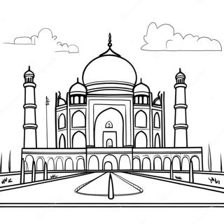 Page A Colorier Taj Mahal 58174-48359