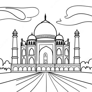 Page A Colorier Taj Mahal 58174-48360