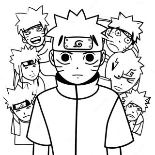 Naruto Parmi Nous Pages À Colorier