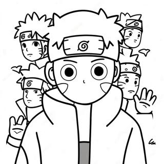 Page A Colorier De Personnage Naruto Among Us 58224-48388