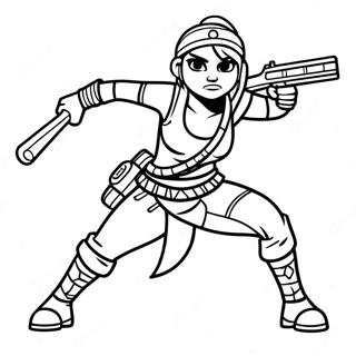 Page A Colorier Renegade Raider En Position De Combat 58255-48415