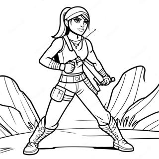 Page A Colorier Renegade Raider En Position De Combat 58255-48416