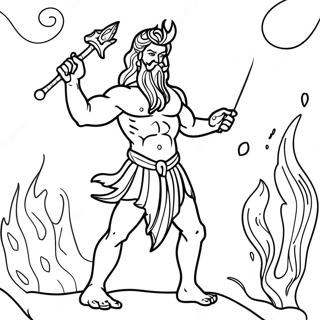 Page A Colorier Poseidon 58274-48426