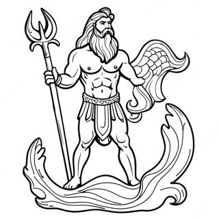 Page A Colorier Poseidon 58274-48427