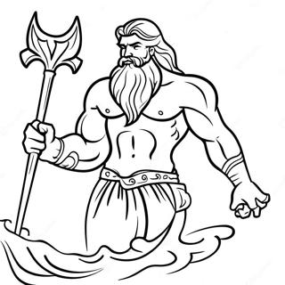 Page A Colorier Poseidon 58274-48428