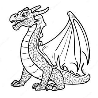 Page A Colorier Du Dragon De La Chanson De La Mort Enflamme 58325-48471