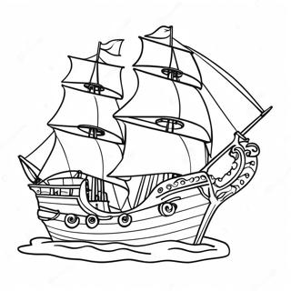 Page A Colorier Bateau Pirate 5834-4659