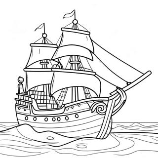 Page A Colorier Bateau Pirate 5834-4660