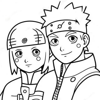 Naruto Et Hinata Pages À Colorier