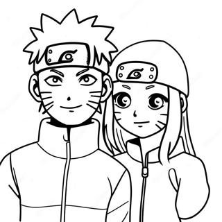 Page A Colorier De Naruto Et Hinata 58364-48503