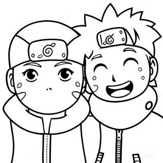 Naruto Et Hinata Pages À Colorier