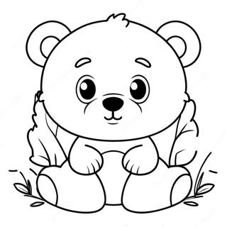 Page A Colorier Dun Mignon Ours Brun 58395-48538