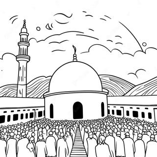 Page A Colorier Du Hajj 58424-48564