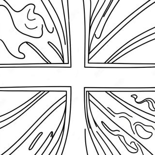 Page A Colorier Du Drapeau Du Royaume Uni 58545-48638