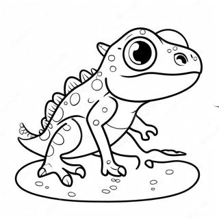 Page A Colorier Lezard Mignon 58575-48654