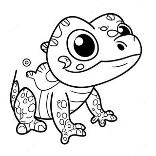 Page A Colorier Lezard Mignon 58575-48655