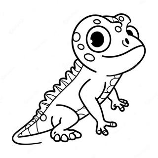 Page A Colorier Lezard Mignon 58575-48656