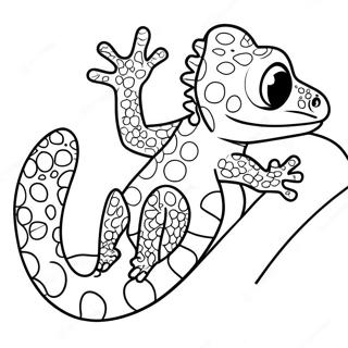 Page A Colorier Gecko Joueur 58576-48659