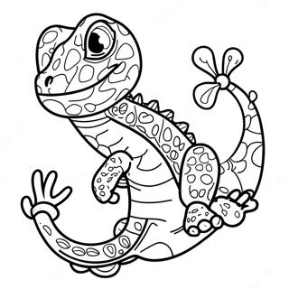 Page A Colorier Gecko Joueur 58576-48660