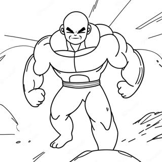 Page A Colorier Jiren En Pose De Combat 58596-48682