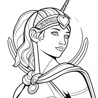 Artemis Pages À Colorier